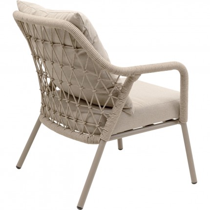 Outdoor Armchair Milos beige Kare Design