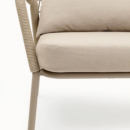 Fauteuil de jardin Milos beige Kare Design