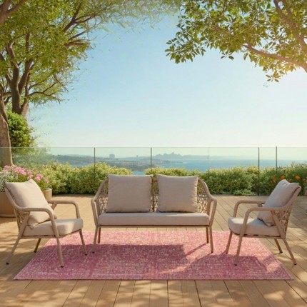 Outdoor Armchair Milos beige Kare Design