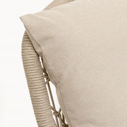 Tuinfauteuil Milos beige Kare Design