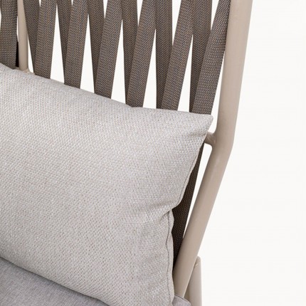 Fauteuil de jardin Formenta gris Kare Design