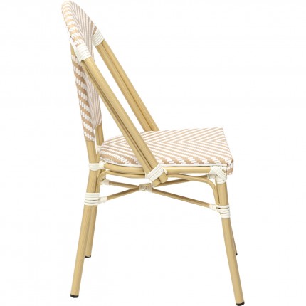 Chaise de jardin Montmartre beige Kare Design