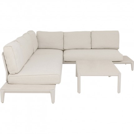 Salon de jardin Mykonos crème Kare Design