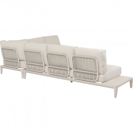 Salon de jardin Mykonos crème Kare Design