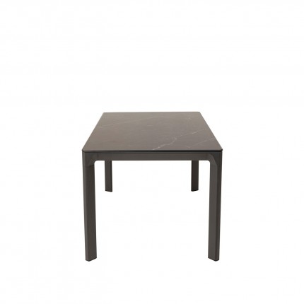 Table de jardin Bari 180x90cm noire Kare Design