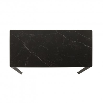Table de jardin Bari 180x90cm noire Kare Design