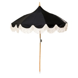 Parasol noir à franges - Hawaii - Kare Design