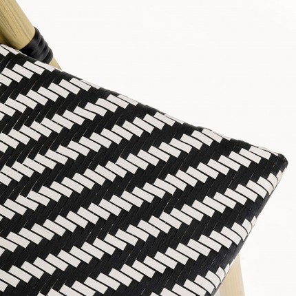 Outdoor Chair with armrests Montmartre black Kare Design