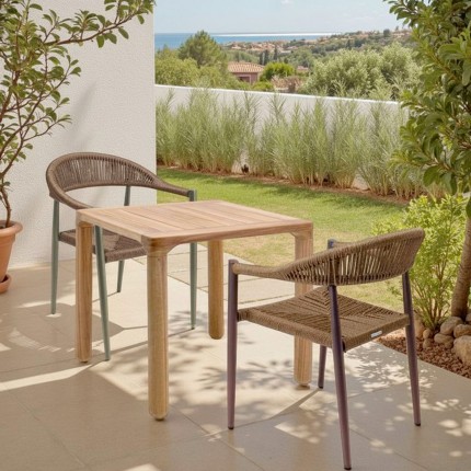 Table de jardin Bella 80x80cm Kare Design