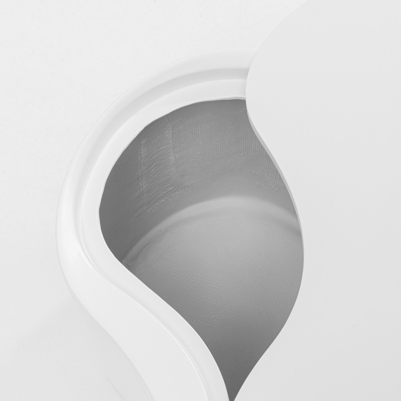 Table basse blanche avec coffre de rangement - Lotus - Kare Design