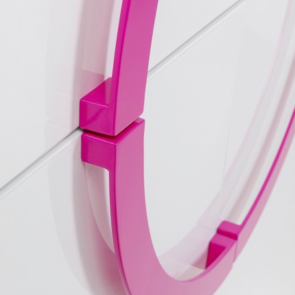 Armoire Tresor blanche et rose Kare Design