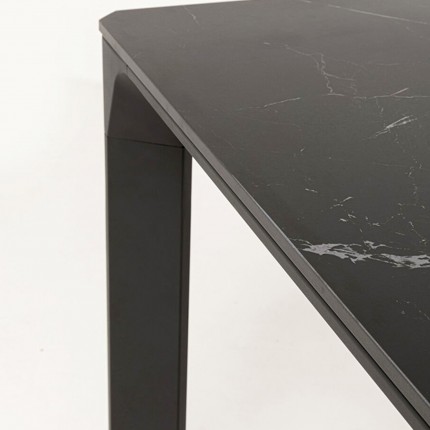 Table de jardin Bari 180x90cm noire Kare Design