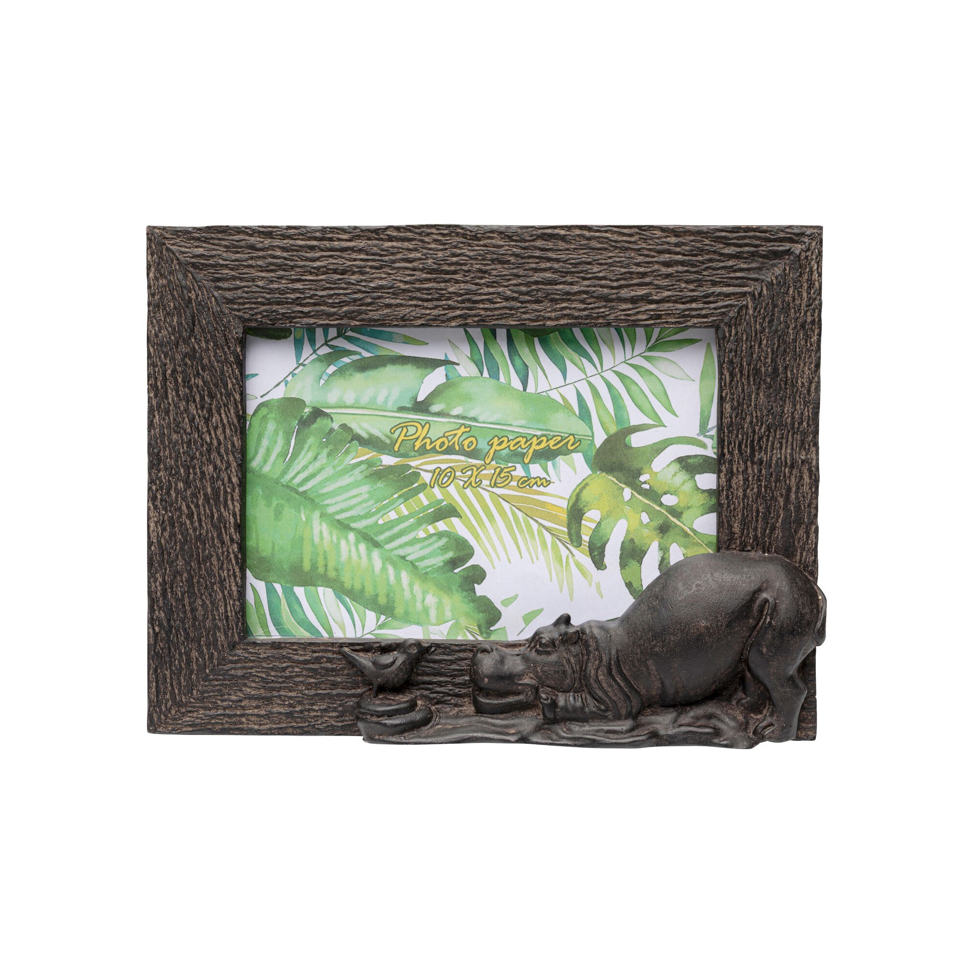 Cadre photo Safari Hippo 15x10cm