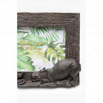 Picture Frame hippopotamus 16x21cm Kare Design