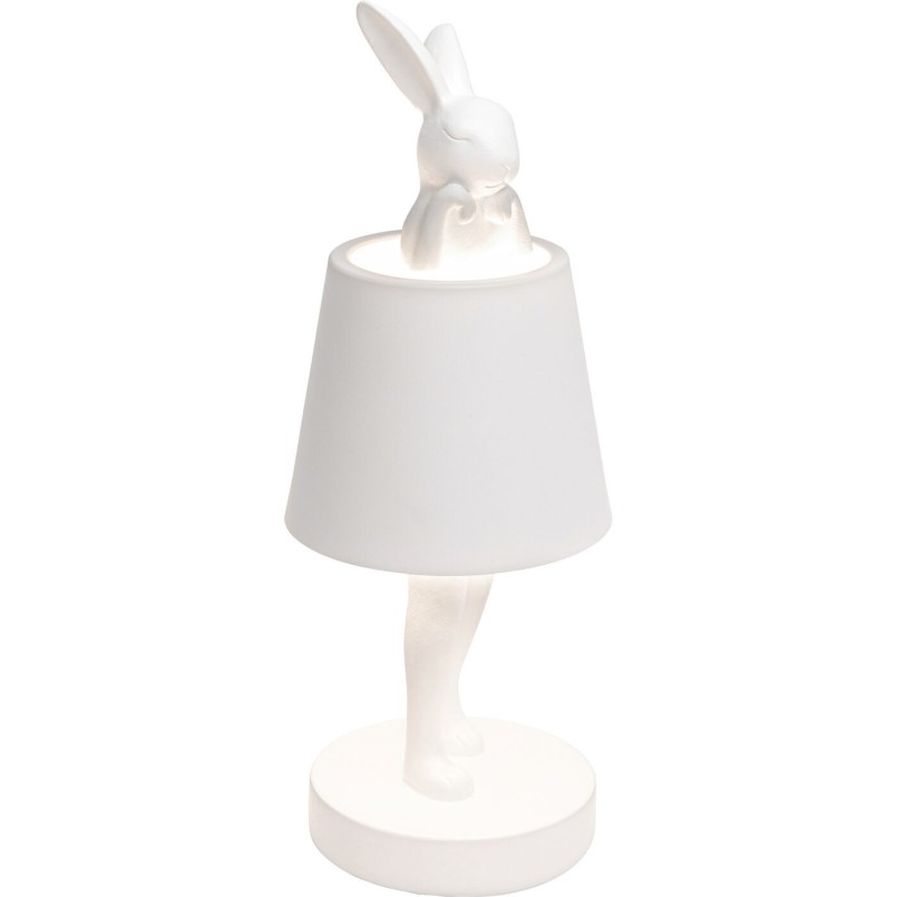 Lampe à poser Animal Rabbit LED blanc 29cm