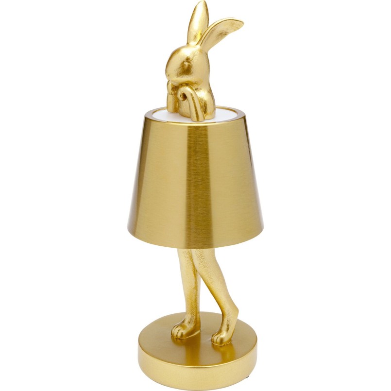 Lampe à poser Animal Rabbit LED doré 29cm