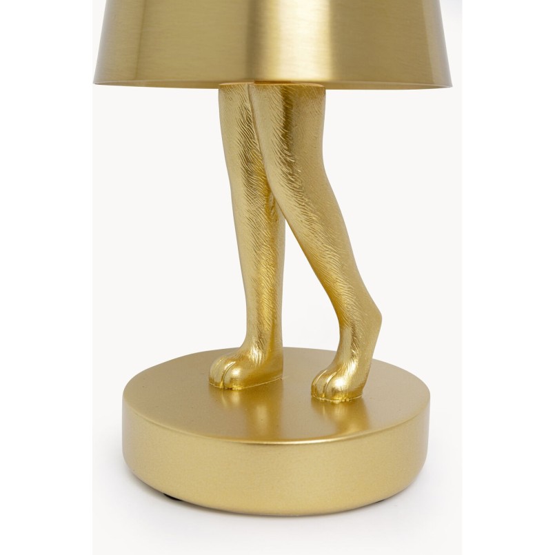 Lampe à poser Animal Rabbit LED doré 29cm