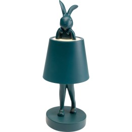 Lampe à poser Animal Rabbit LED pétrole 29cm