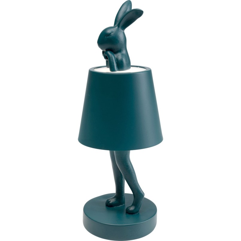 Lampe à poser Animal Rabbit LED pétrole 29cm
