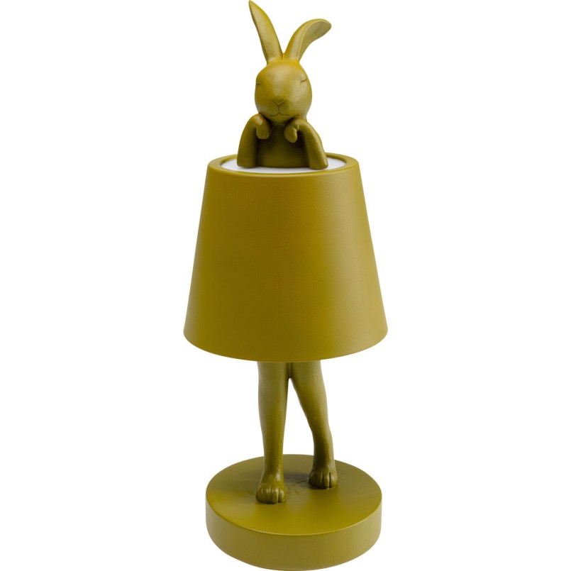Lampe à poser Animal Rabbit LED vert 29cm