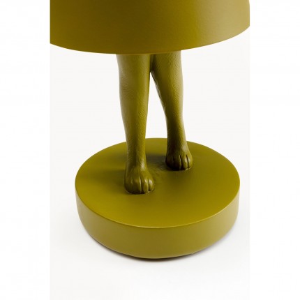 Lampe Animal lapin LED 29cm verte Kare Design