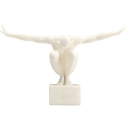 Objet décoratif Athlet blanc 50cm