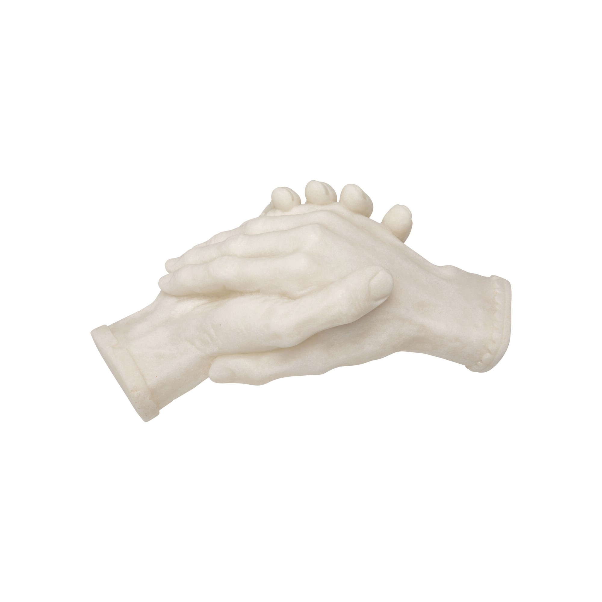 Objet décoratif Shake Hands blanc 25cm