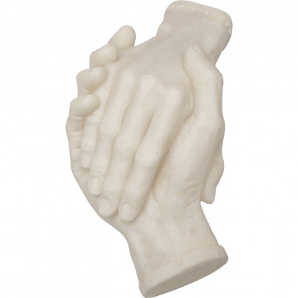 Deco handshake beige 25cm Kare Design