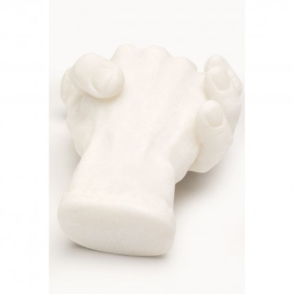 Déco poignée de mains beige 25cm Kare Design