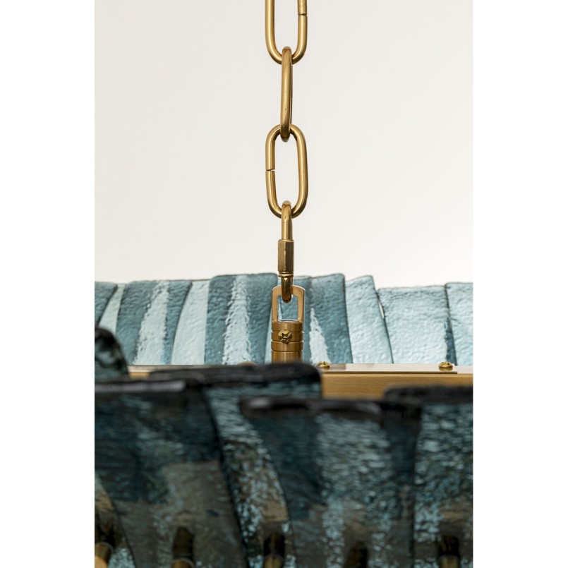 Suspension Venezia bleu 130cm