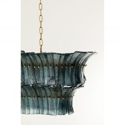 Hanglamp Venezia blauw 130cm Kare Design