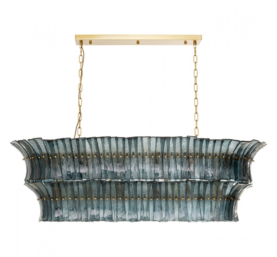 Pendant Lamp Venezia blue 130cm Kare Design