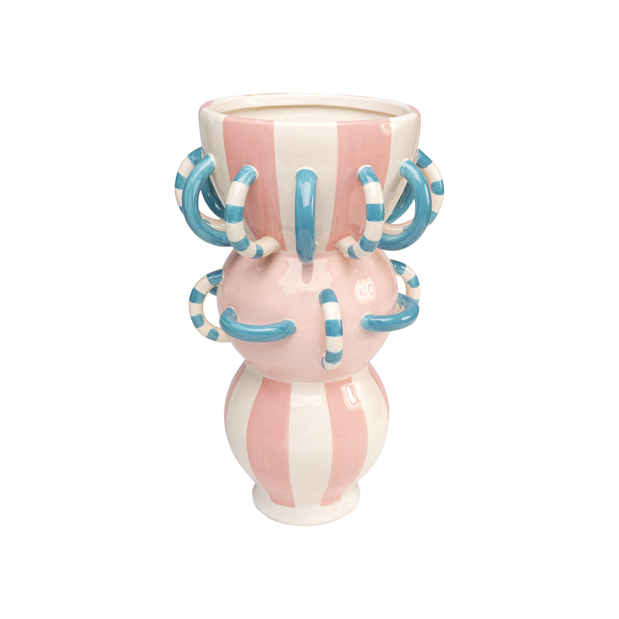 Vase Harlequin Handle 49cm