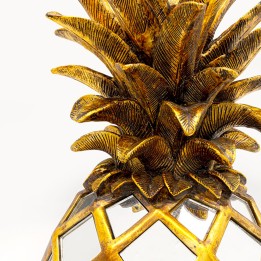 Wanddecoratie spiegel ananas 34cm Kare Design