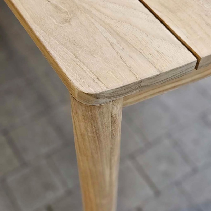 Solid teak garden table - Tunis - Gescova