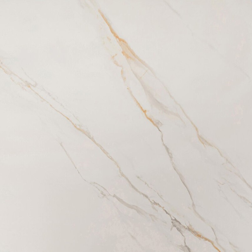Console en grès blanc et acier beige - Gloria - Kare Design