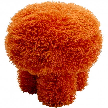 Stool Plushy orange Kare Design