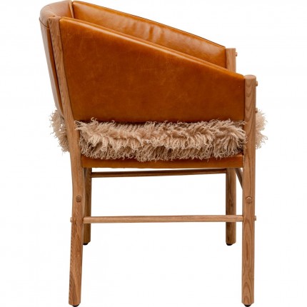 Chaise avec accoudoirs Halva Kare Design