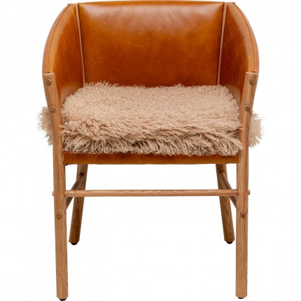 Chaise avec accoudoirs Halva Kare Design