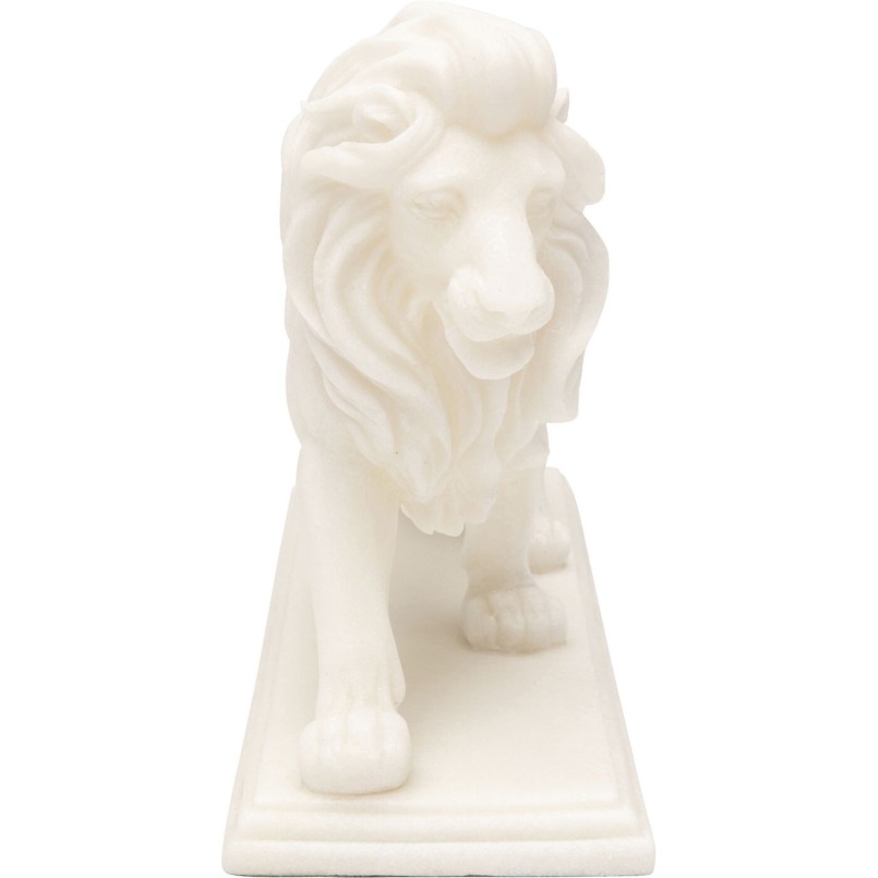 Figurine décorative Lion blanc 31cm