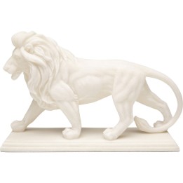 Figurine décorative Lion blanc 31cm