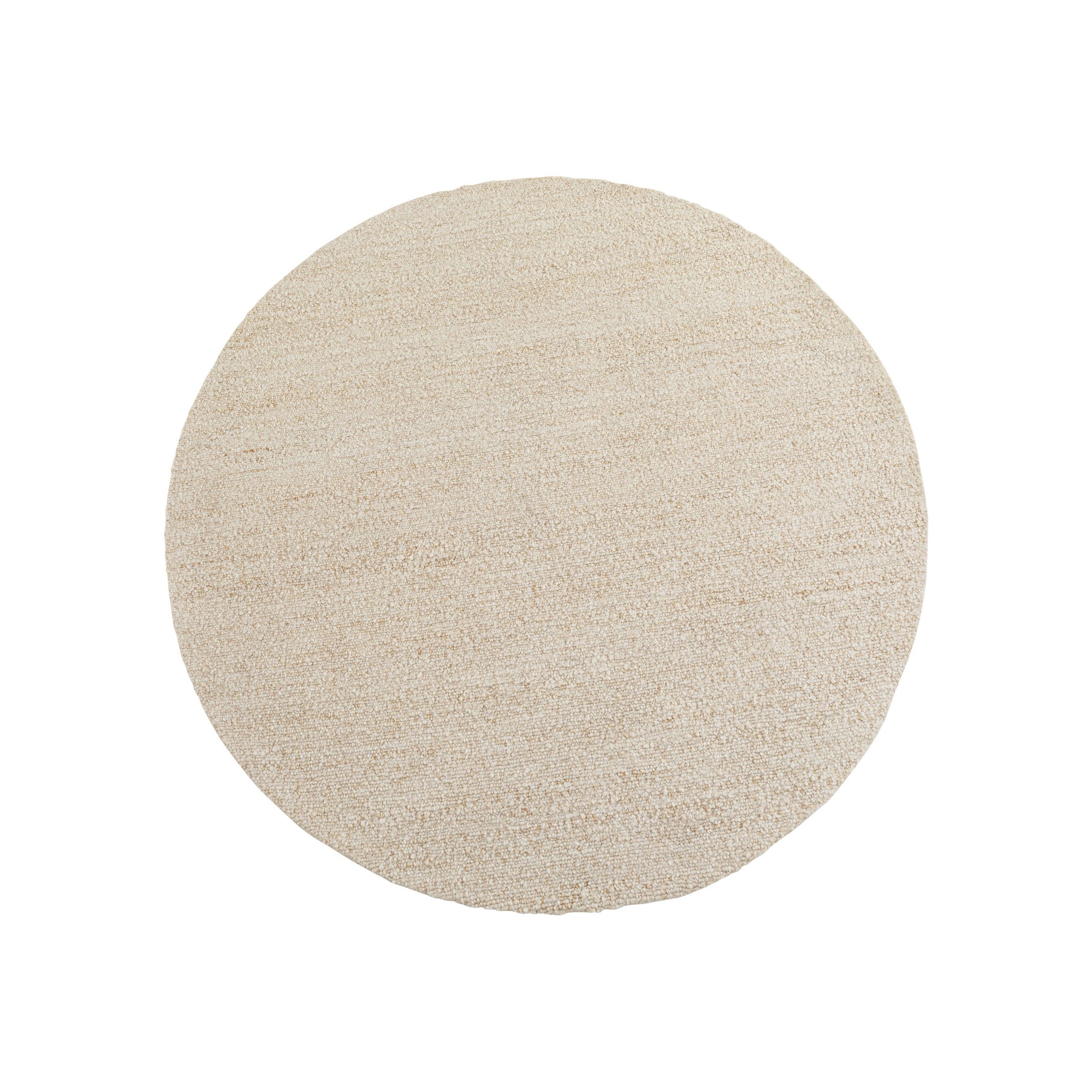 Tapis Boucara crème Ø250cm