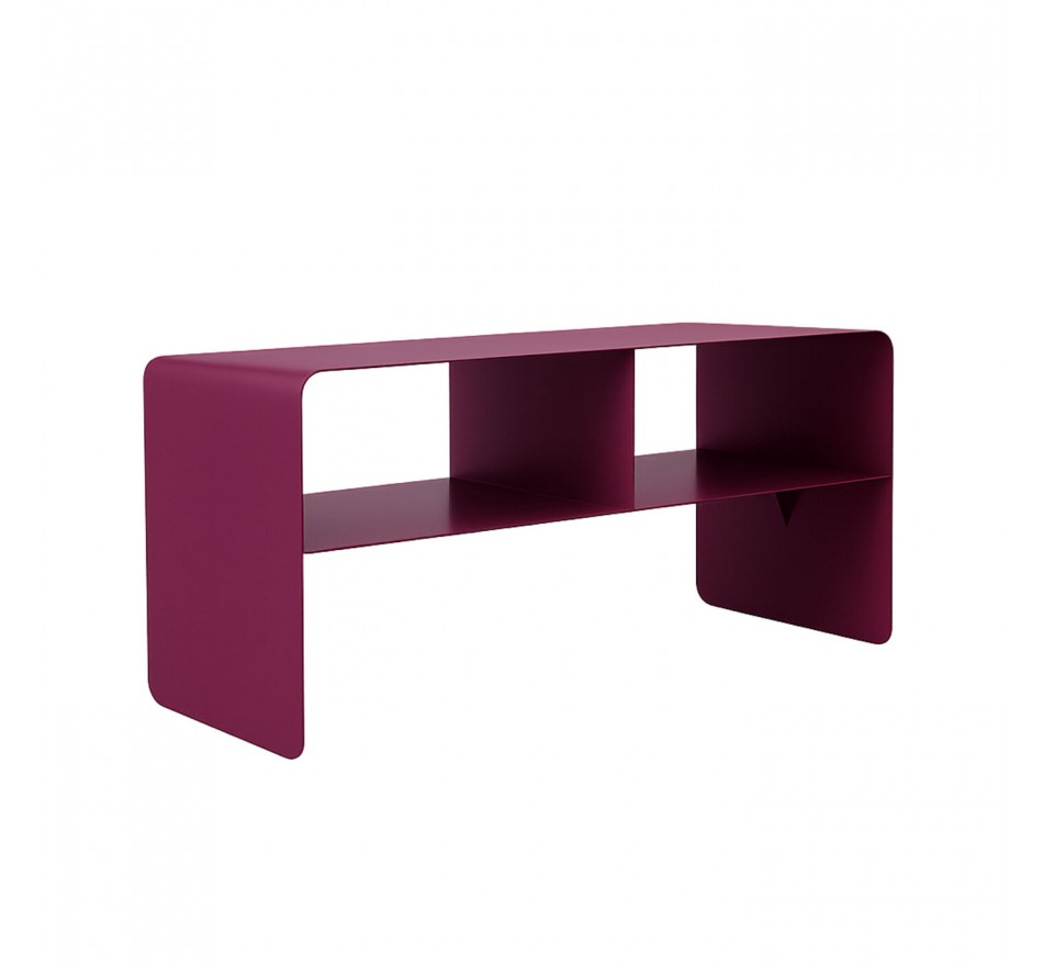 TV board Lounge 90x37cm purple Kare Design