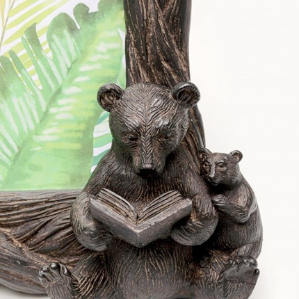 Cadre photo ours lecture 23x18cm Kare Design