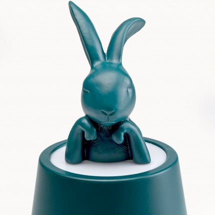 Table Lamp Animal rabbit LED 29cm blue Kare Design