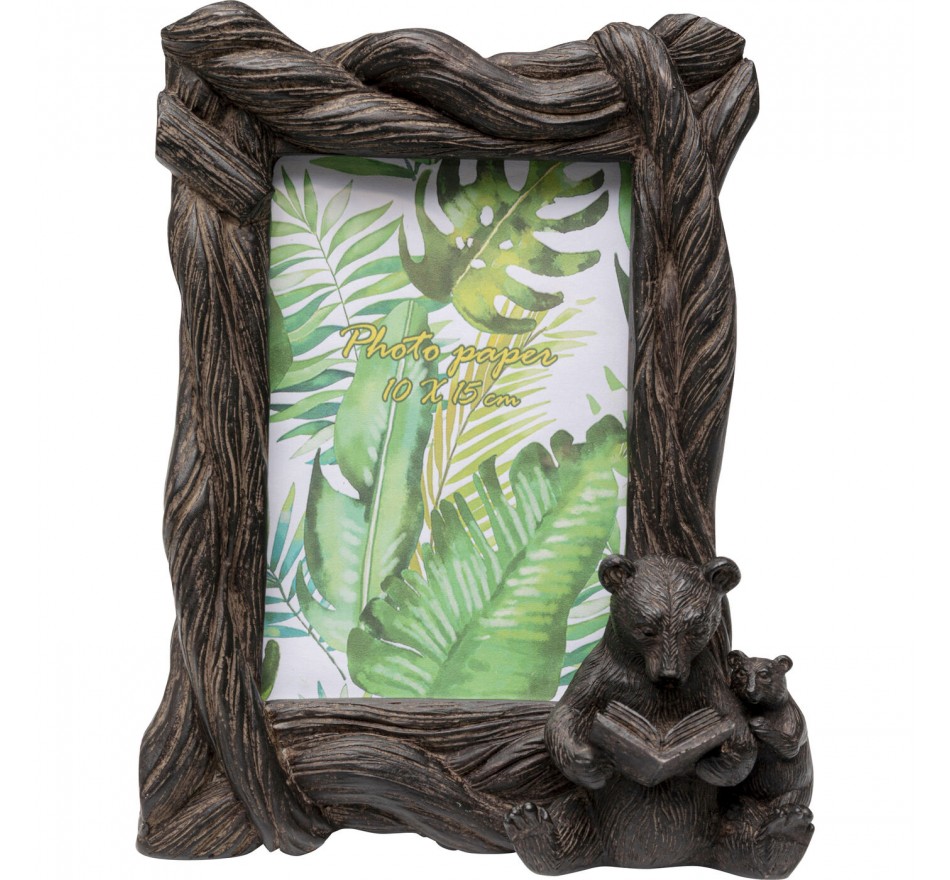 Fotolijst lezende beren 23x18cm Kare Design