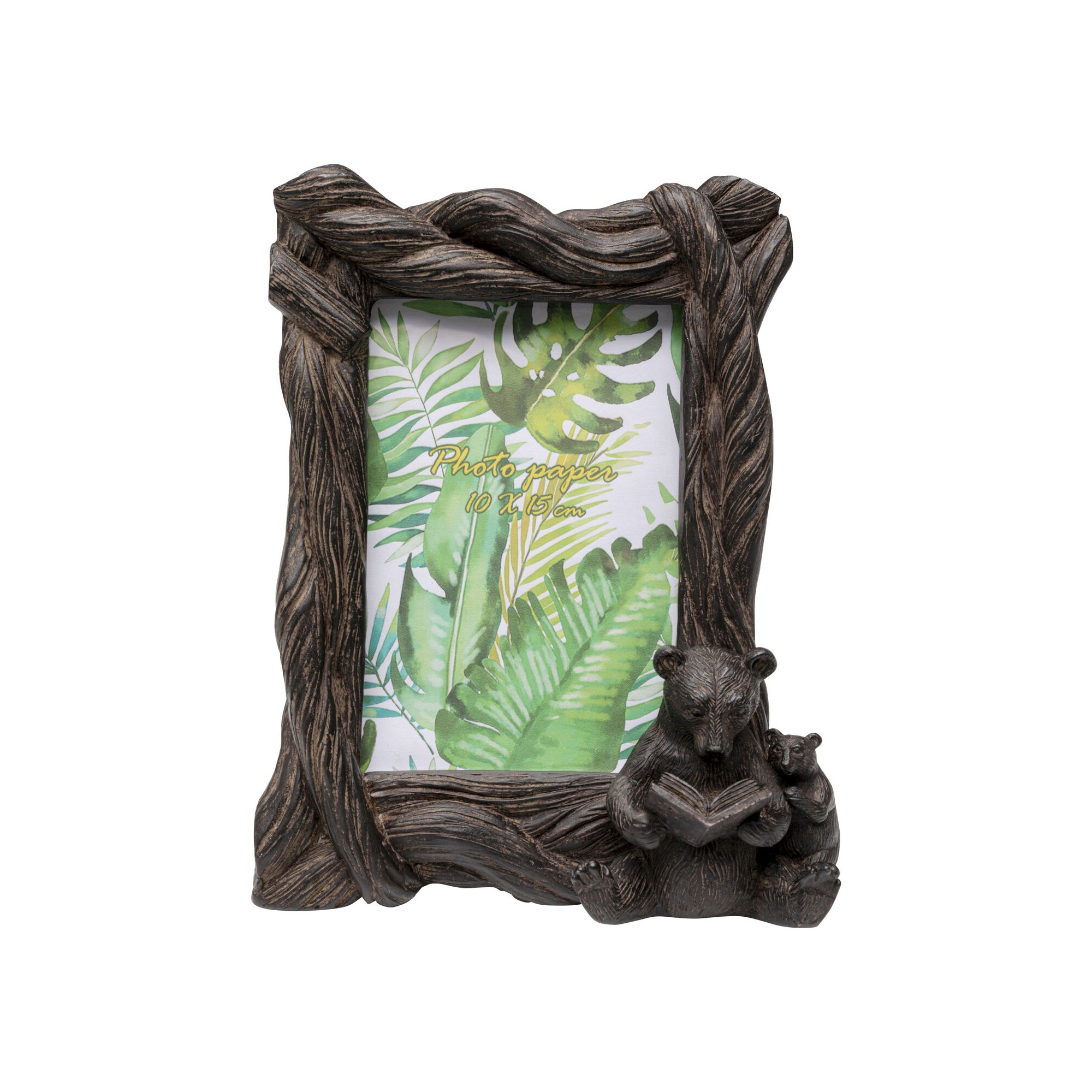 Fotolijst lezende beren 23x18cm Kare Design