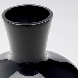 Vase Divine black 40cm Kare Design