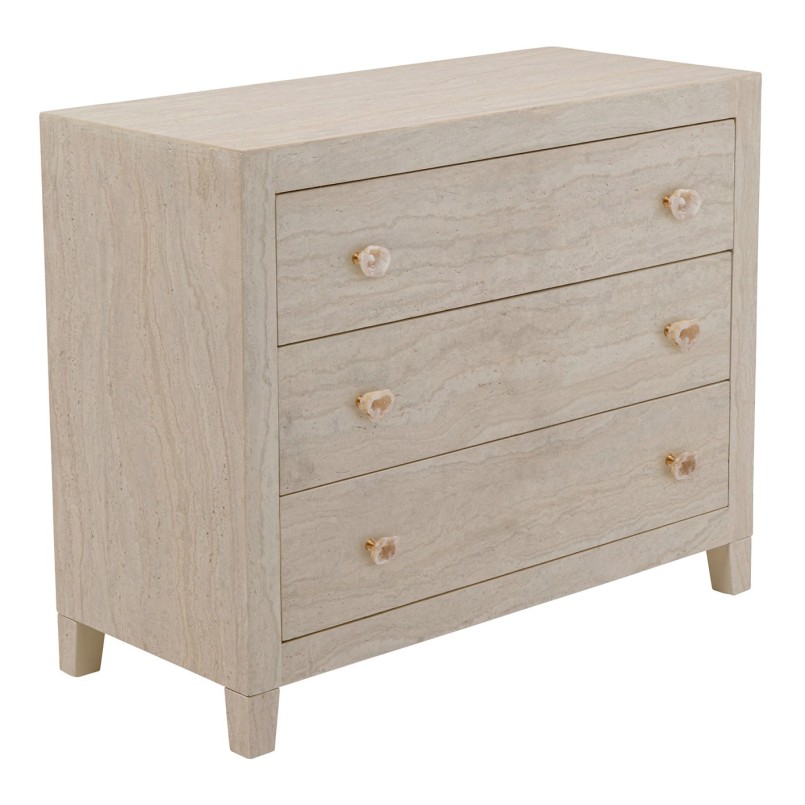 Commode en marbre minéral - Travertino - Kare Design