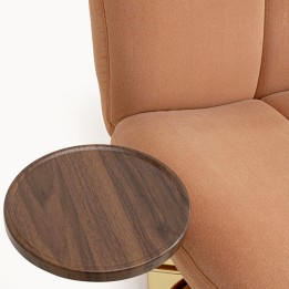 Fauteuil pivotant avec tablette - Pigalle - Kare Design